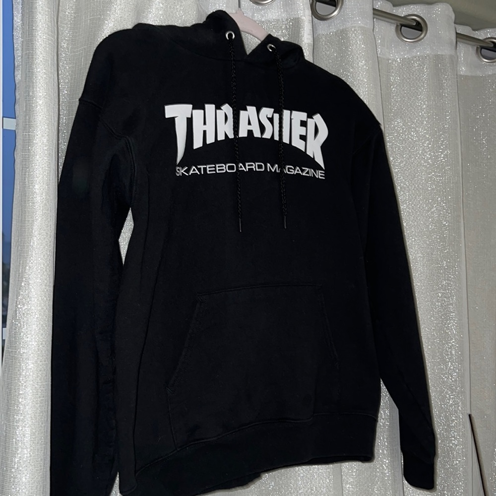 Thrasher Hoodie Black/white